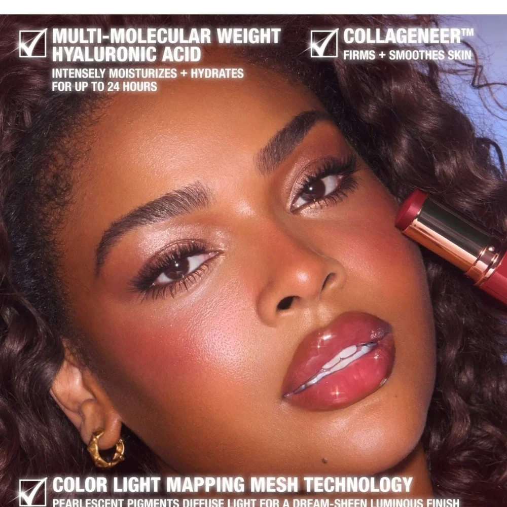Charlotte Tilbury Unreal Lip & Cheek Glow Blush Stick in Cherry Glow